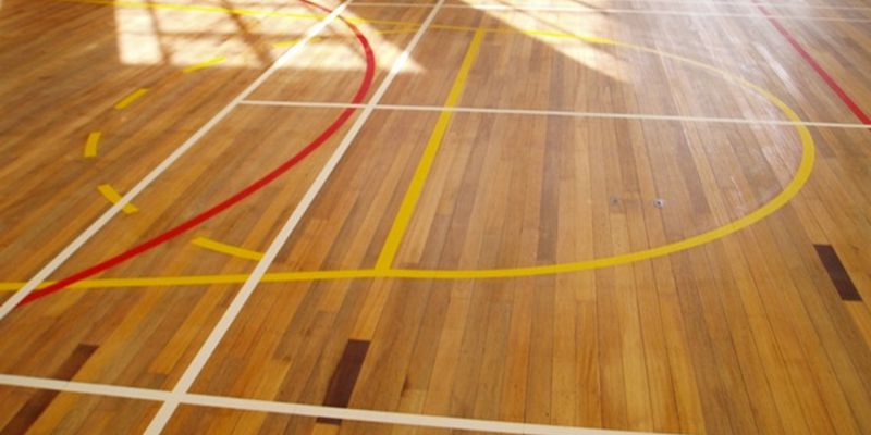 Wood floor line marking paint